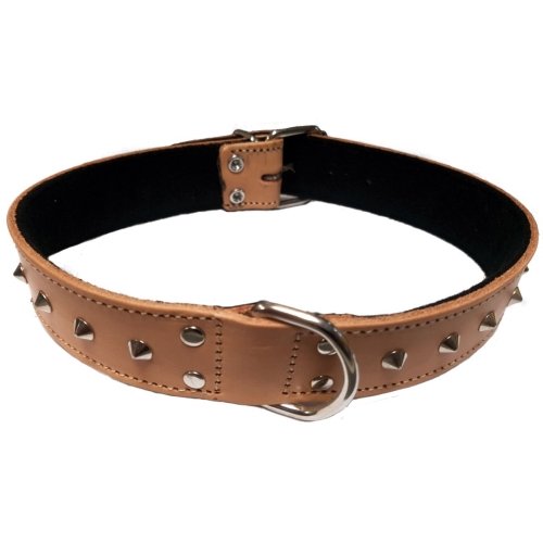 COLLAR CON ADORNO 20x450mm. MARRON