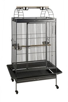 JAULA GRANDE LORO 892 GRIS